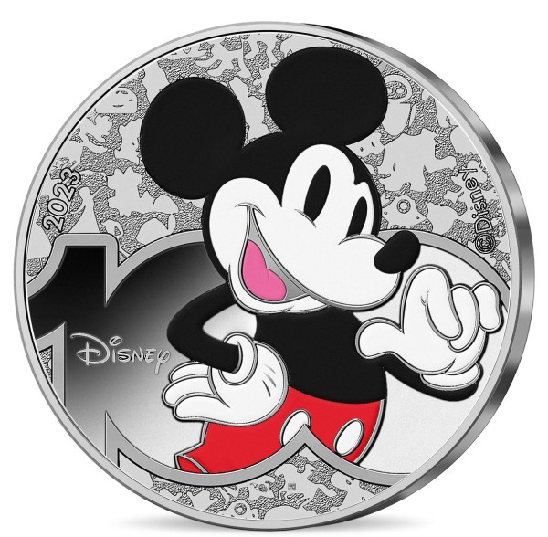 10 Euro Silber BU 100 Jahre Disney Frankreich 2023