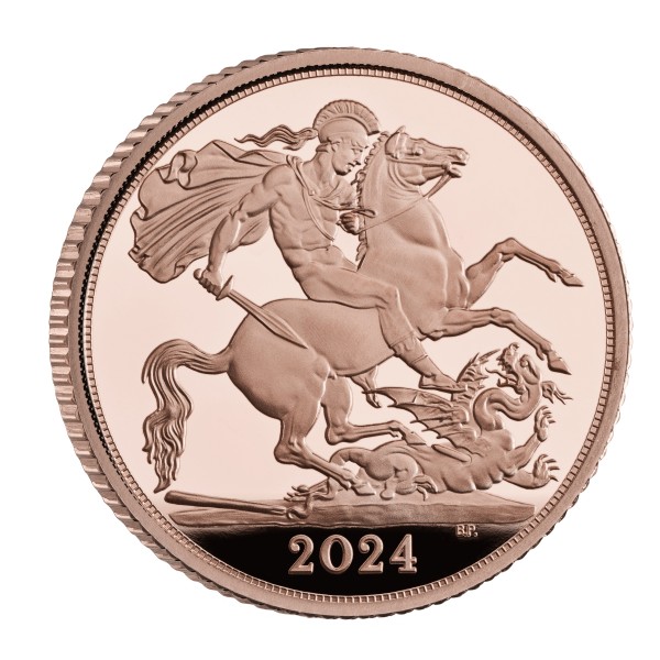 Half Sovereign Gold Proof United Kingdom 2024