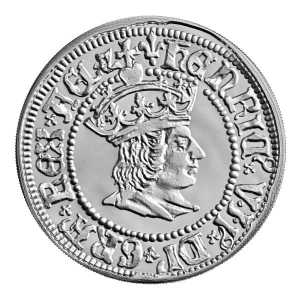 5 Unzen Silber Proof Britische Monarchen - König Henry VII £ 10 United Kingdom 2022