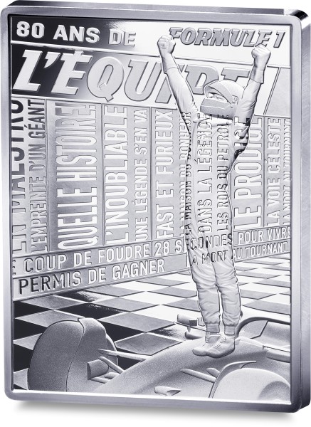10 Euro Silber Proof 80 Jahre L'Equipe - Formel 1 Frankreich 2026