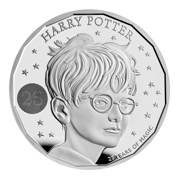 1 Ounce Silver Proof 25 Years of Harry Potter 2 £ United Kingdom 2022