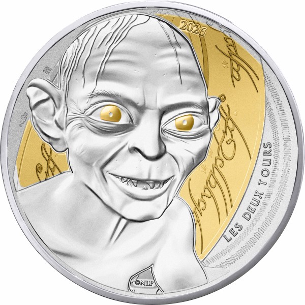 5 x 10 Euro Silber BU Herr der Ringe Gollum Galadriel Theoden Frankreich 2026