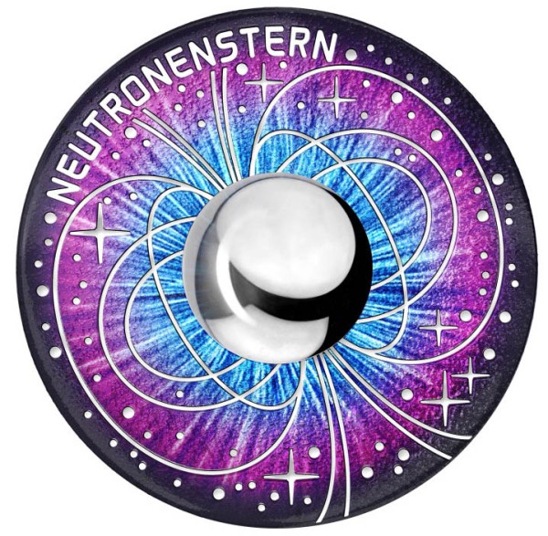 Neutron Star - The Uncharted Universe 20 Euro Silver Proof Austria 2023