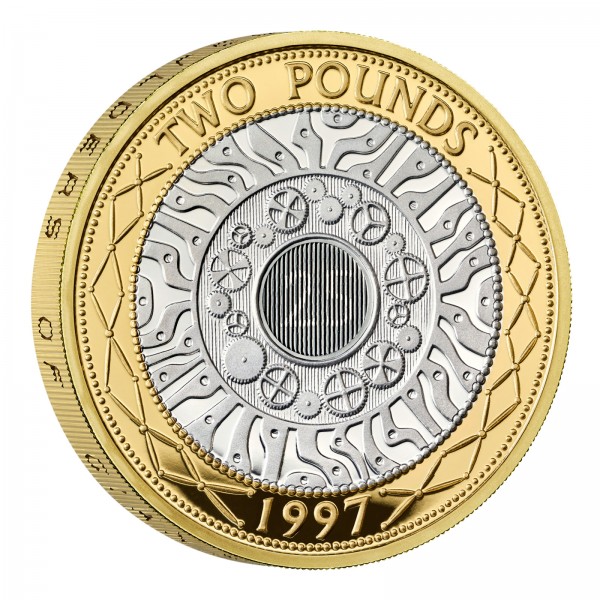 2 £ Silber Proof Celebrating 25 Years of the £2 United Kingdom 2022