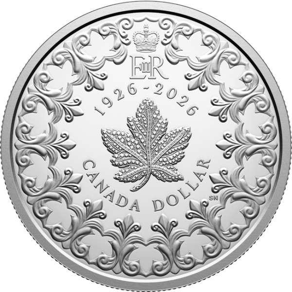 1 Dollar Silber Proof 100. Jahrestag der Geburt von Königin Elizabeth II Kanada 2026