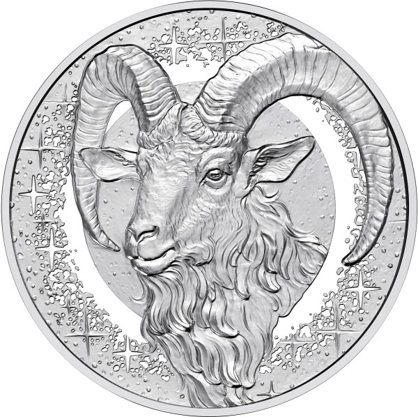 20 Euro Silber Proof Sternzeichen - Steinbock Österreich 2025