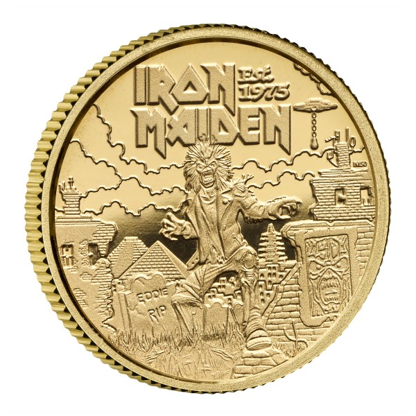 1/40 Oz Gold Proof Music Legends - Iron Maiden United Kingdom 2025