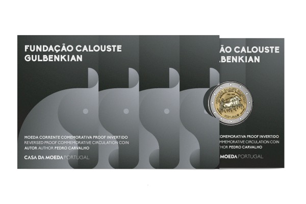 2 Euro Reverse Proof Fundação Calouste Gulbenkian - Stiftung Culbenkian Portugal 2026