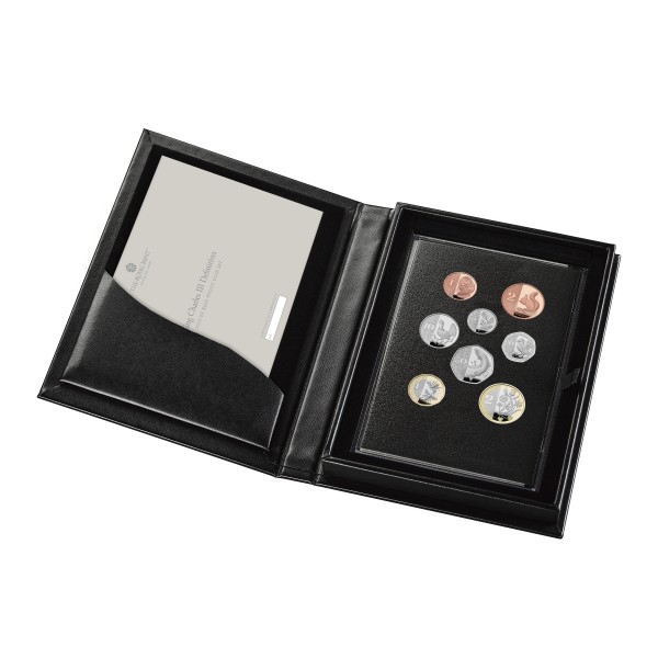 2023 UK King Charles III Definitives Base Proof 8 Coin Set