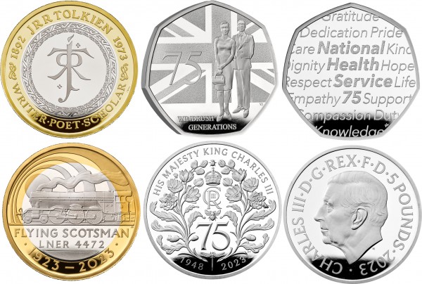 The 2022 United Kingdom Silver Proof Coin Set United Kingdom 2022