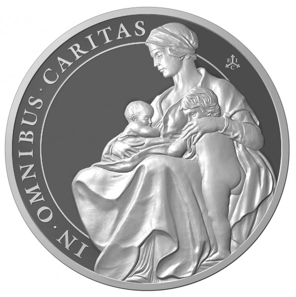 1 Ounce Silver Proof The Queen´s Virtues - Charity - 1 £ St.Helena 2022