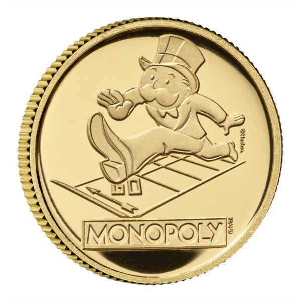 1/40 Oz Gold Proof Monopoly United Kingdom 2025 Royal Mint