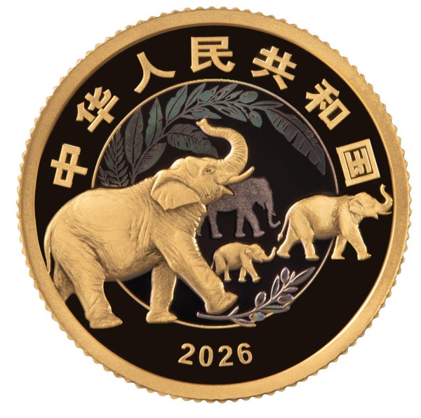 3 Gram Gold Proof Protect the Earth 50 Yuan China 2026