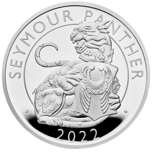 1 Ounce Silver Proof - The Seymour Panther - The Royal Tudor Beasts 2 £ United Kingdom 2022
