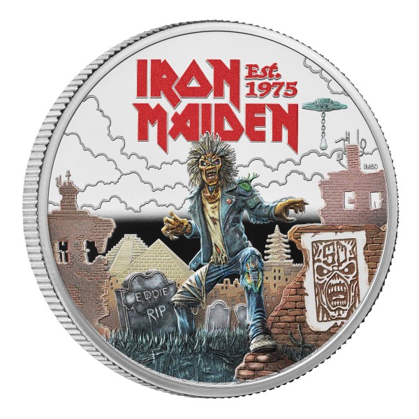 1 Unze Silber Proof Music Legends (11) - Iron Maiden - 2 £ United Kingdom 2025