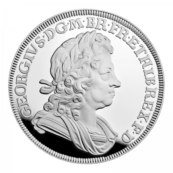 1 Ounce Silver Proof British Monarchs - King George I £ 2 United Kingdom 2022