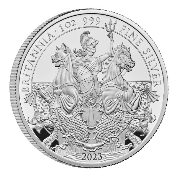 1 Unze Silber Proof The Britannia 2 £ United Kingdom 2023
