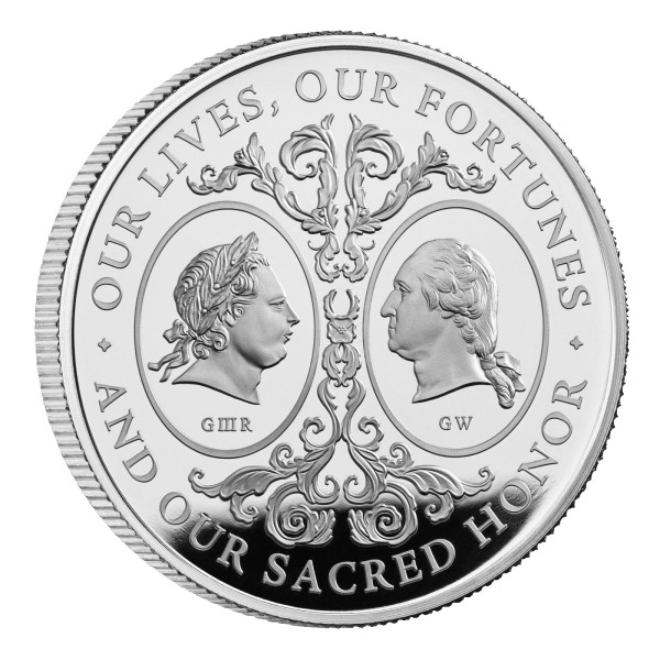 1 Unze Silber Proof The Two Georges 2 £ United Kingdom 2025