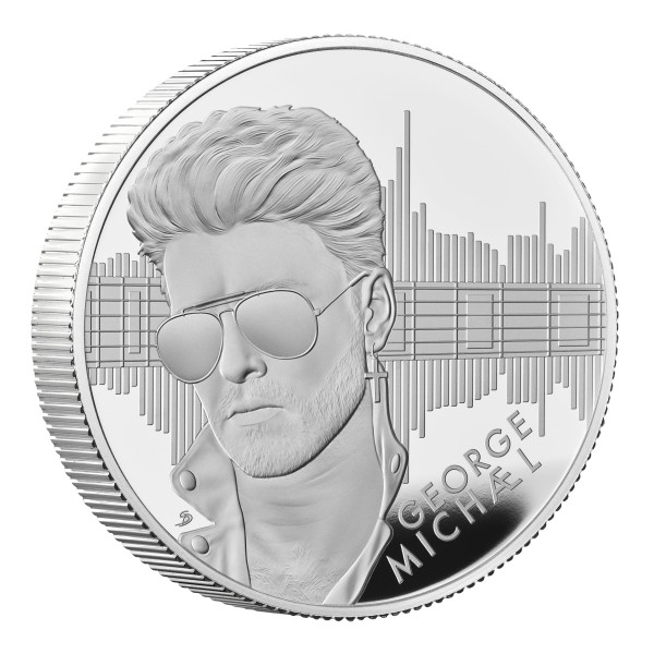 2 Unzen Silber Proof Music Legends (8) - George Michael - 5 £ United Kingdom 2024