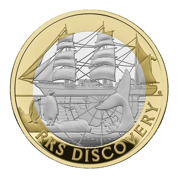 2 £ Silber Proof RRS Discovery United Kingdom 2025 Royal Mint 