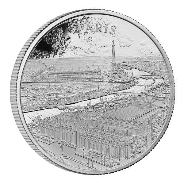 1 Unze Silber Proof City Views - Paris £ 2 United Kingdom 2024