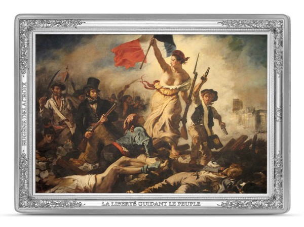 500 Gramm Silber Proof Die Freiheit führt das Volk - Delacroix - 250 Euro Frankreich 2023