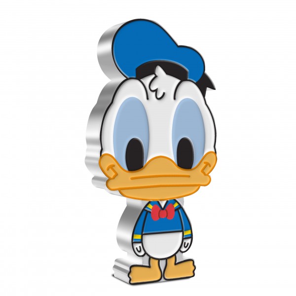 Donald Duck - Disney Chibi ® Series - 1 Unze Silber Proof 2$ Niue 2021