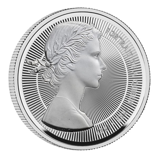  5 £ Silber Proof Portraits of a Queen - Elizabeth II - The First Effigy UK 2026 Royal Mint