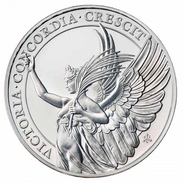 1 Ounce Silver Proof The Queen´s Virtues - Victory - 1 £ St.Helena 2021