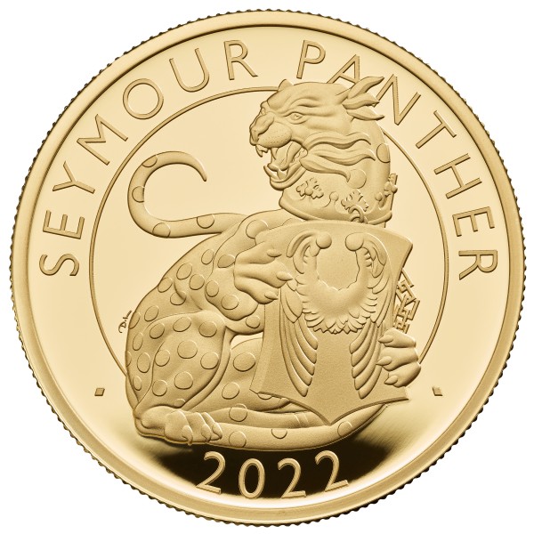 The Seymour Panther - The Royal Tudor Beasts 1 Ounce Gold Proof 100 £ United Kingdom 2022