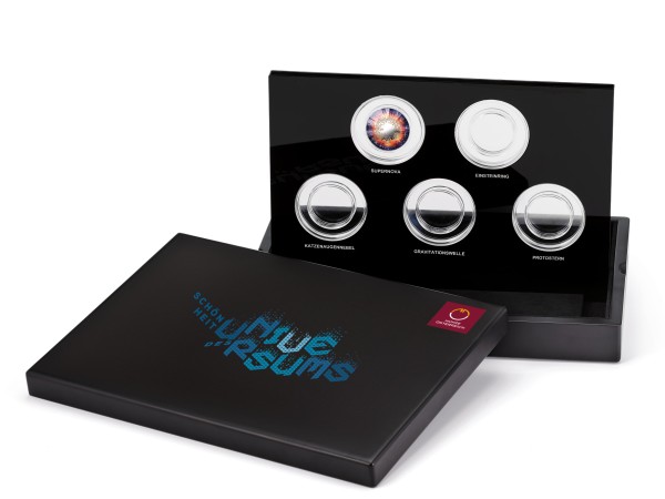 Sammelkassette für die 20 Euro Silber Proof Serie - Schönheit des Universums - Österreich - Supernov