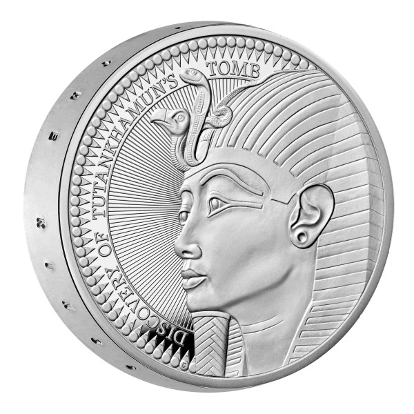 5 £ Silber Proof Piedfort Tutankhamun's Tomb United Kingdom 2022 Royal Mint