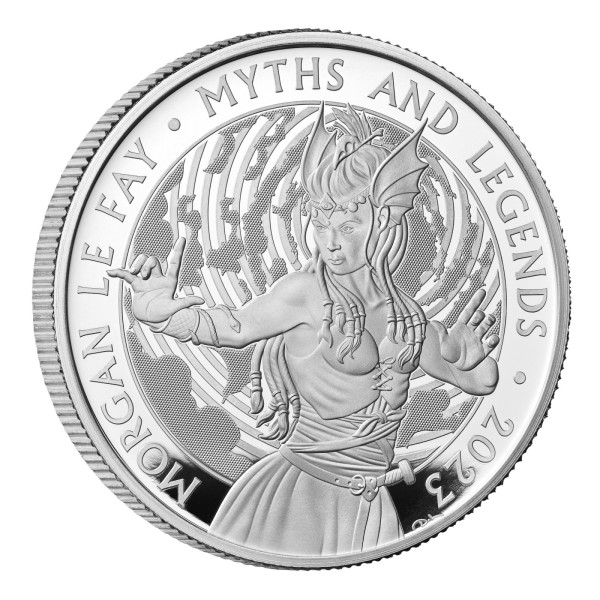 1 Unze Silber Proof Myths & Legends - Morgan le Fay 2 £ United Kingdom 2023