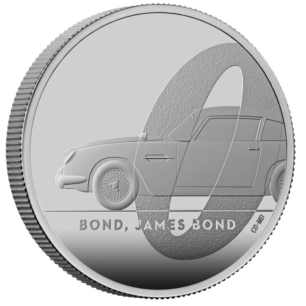 1 Ounce Silver Proof Bond, James Bond 2 £ United Kingdom 2020