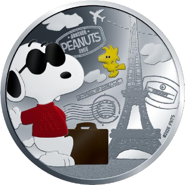 10 Euro Silber Proof 75 Jahre Snoopy Frankreich 2025