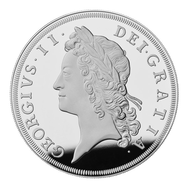 1 Unze Silber Proof Britische Monarchen (8) - König George II £ 2 United Kingdom 2023