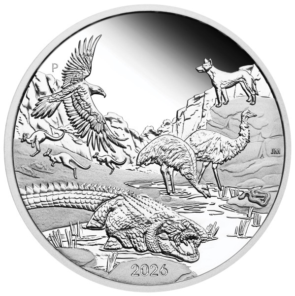 1 Unze Silber Proof Wonders of Australia - The Outback Australien 2026