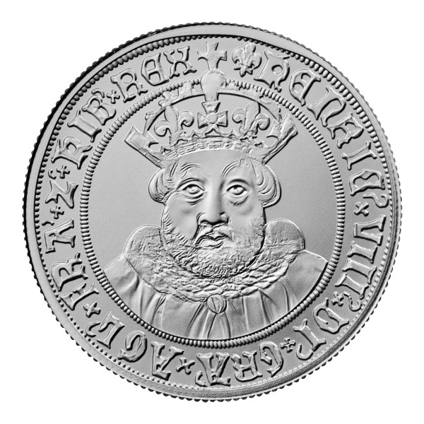 2 Ounces Silver Proof British Monarchs - King Henry VIII £ 5 United Kingdom 2023