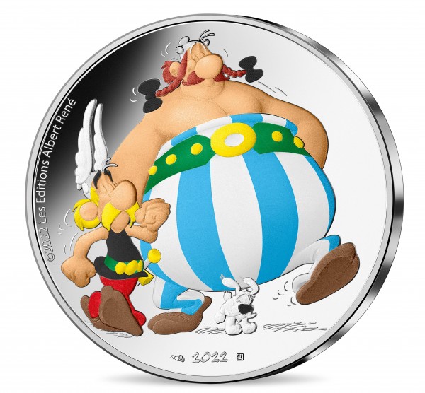 10 Euro Silber Proof Asterix Trio Frankreich 2022