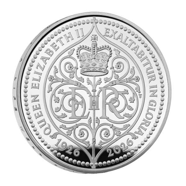  5 £ Silber Proof 100. Jahrestag der Geburt von Königin Elizabeth II UK 2026 Royal Mint