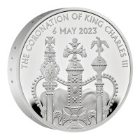 5 £ Silber Proof Piedfort Krönung König Charles III. United Kingdom 2023 Royal Mint 5 £ Silber Proof Piedfort Krönung König Charles III. United Kingdom 2023 Royal Mint