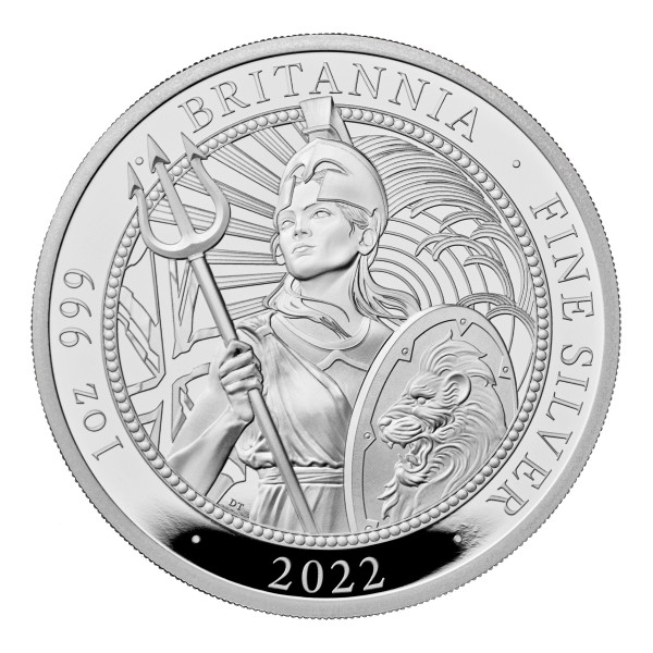 1 Unze Silber Proof The Britannia 2 £ United Kingdom 2022