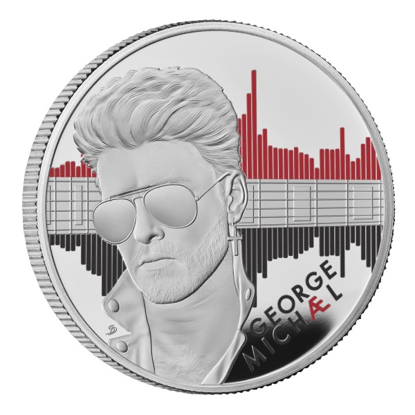 1 Unze Silber Proof Music Legends (8) - George Michael - 2 £ United Kingdom 2024
