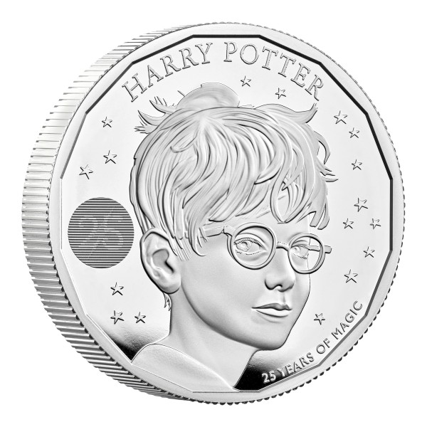 2 Unzen Silber Proof 25 Jahre Harry Potter 5 £ United Kingdom 2022