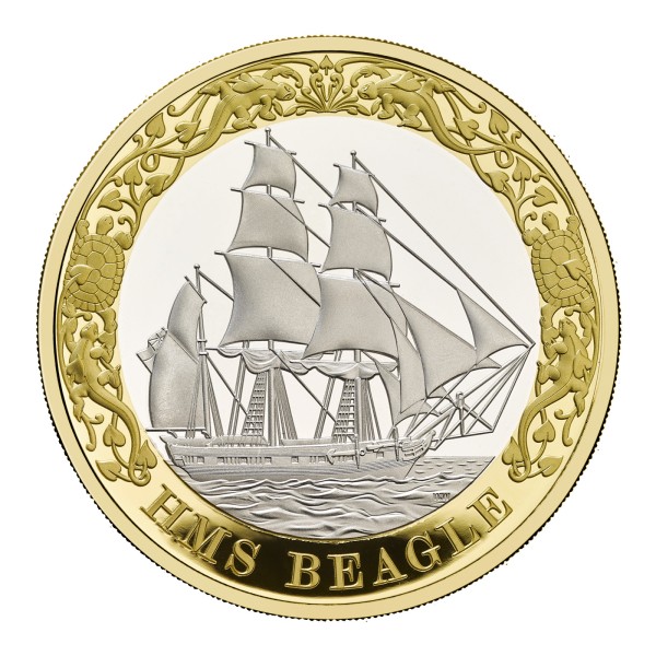 2 £ Silber Proof HMS Beagle United Kingdom 2026 Royal Mint