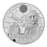 1 Unze Silber Proof Star Wars - R2-D2 & C-3 PO £ 2 United Kingdom 2023 1 Unze Silber Proof Star Wars - R2-D2 & C-3 PO £ 2 United Kingdom 2023
