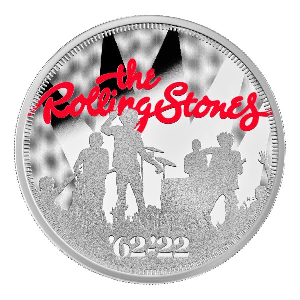 1 Ounce Silver Proof Music Legends - The Rolling Stones - 2 £ United Kingdom 2022