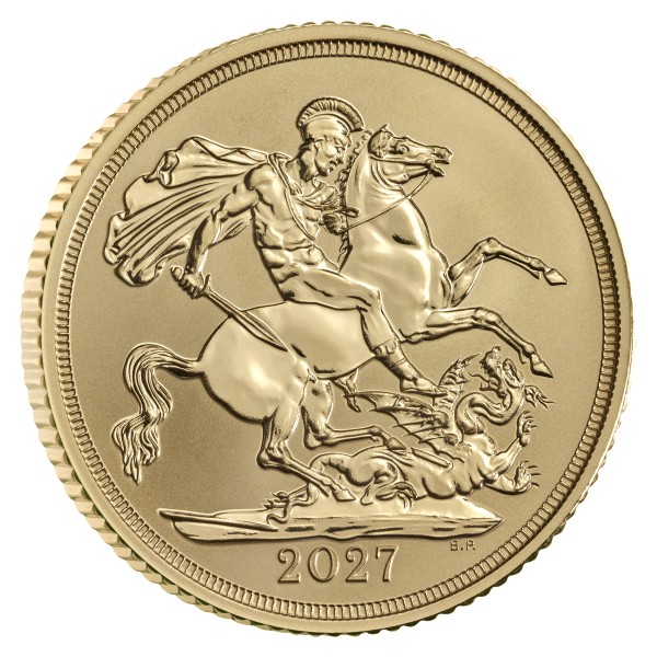 Sovereign Gold Reverse Frosted Proof UK 2027