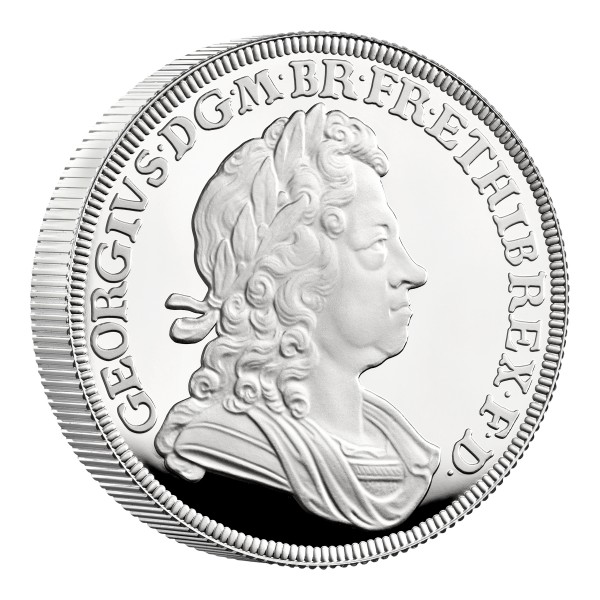 2 Ounces Silver Proof British Monarchs - King George I £ 5 United Kingdom 2022