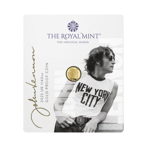 1/40 Oz Gold Proof Music Legends - John Lennon United Kingdom 2025